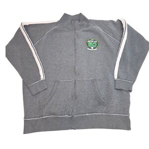 Arctic Cat 50th Anniversary Full Zip Track Jacket Mens Grey Snowmobile 1962-2012